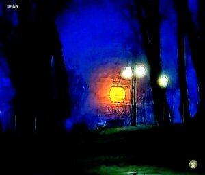 reflexia rasaritului de luna in apa