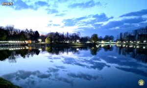 parc, lac