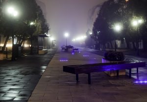 lumini si ceata